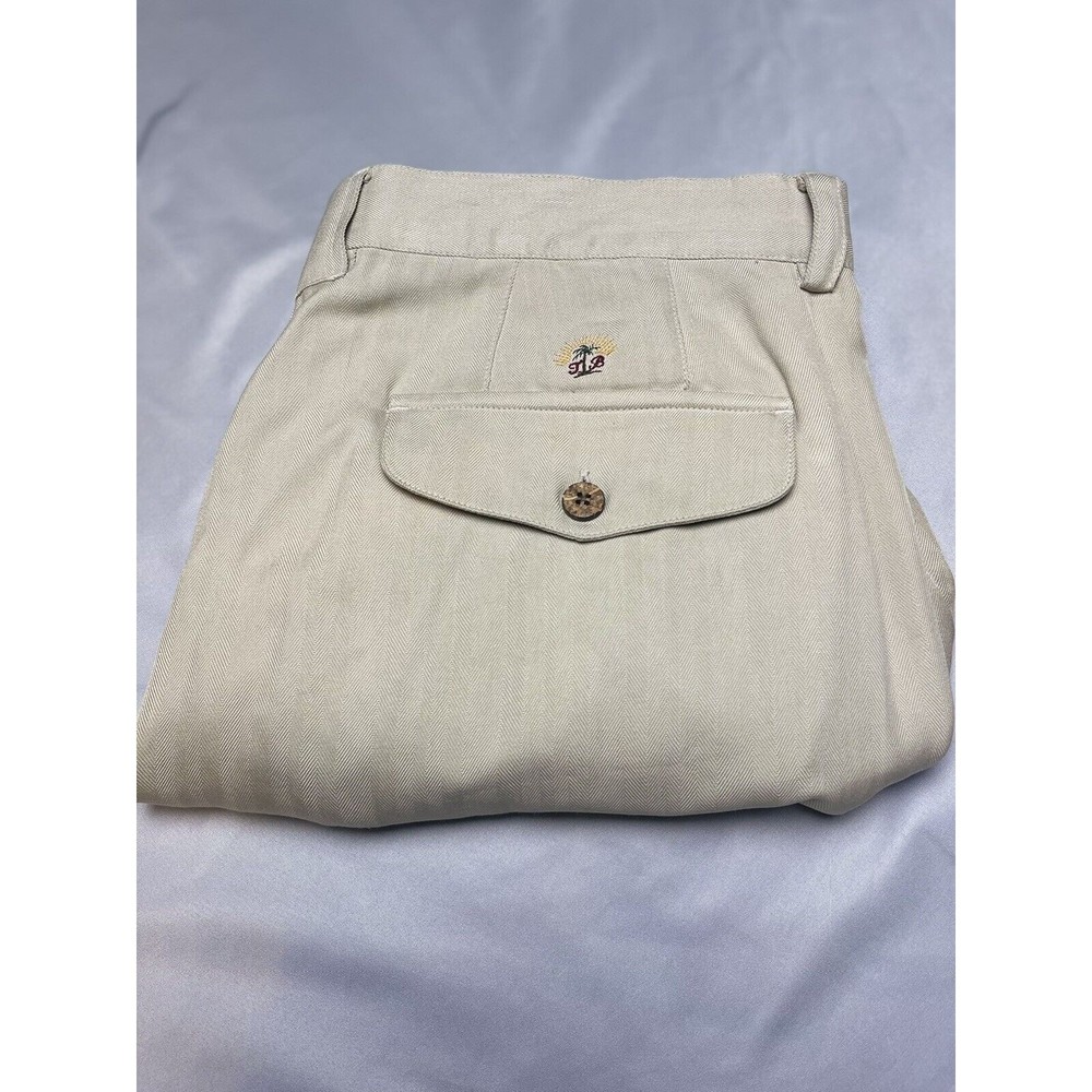 Tommy Bahama Relax Men's Light Khaki Shorts Size 34 100% Silk